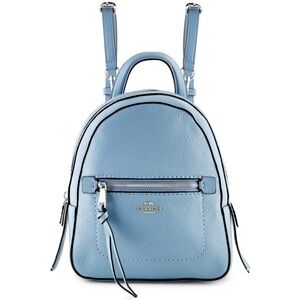 Coach mini backpack baby blue